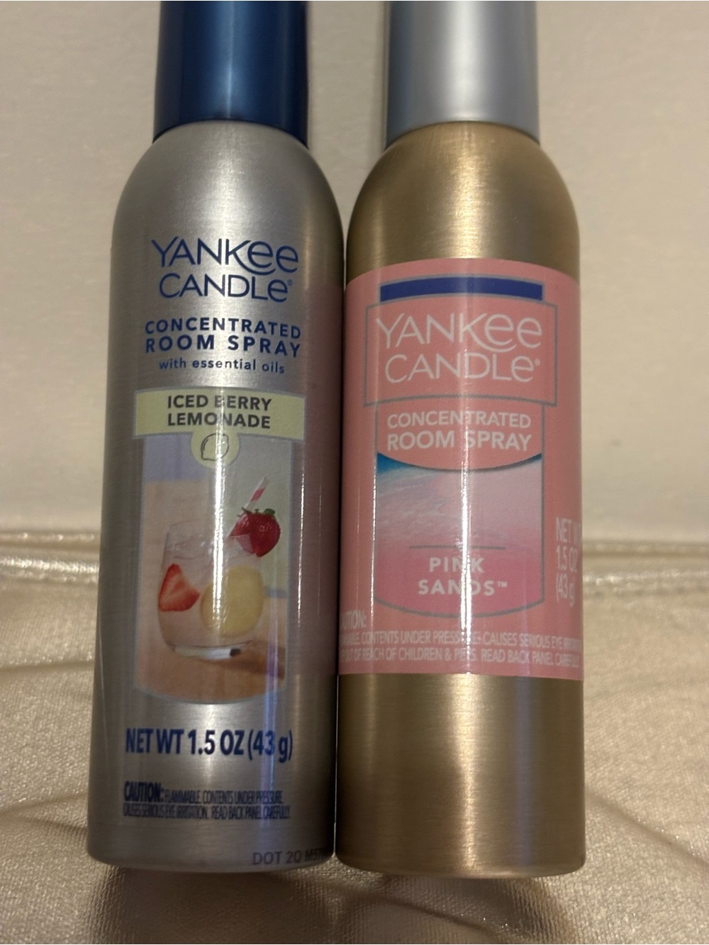 Yankee Candle Room Spray Duo Pink Sands & Ice Berry Lemonade Set